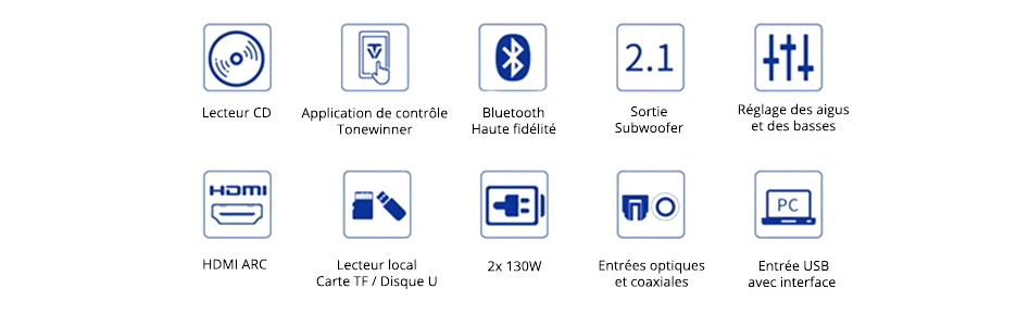 Les points forts du TONEWINNER AD-89D